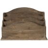 Clayre & Eef 6H2112 Stojan na dopisy hnědý 33x17x22 cm