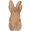 Clayre & Eef 6H2157M Dřevěná krabička Rabbit Brown 16x10x20 cm