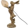 Clayre & Eef 6LMP734 Stolní lampa zlaté barvy 12x24x41 cm