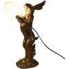 Clayre & Eef 6LMP734 Stolní lampa zlaté barvy 12x24x41 cm