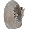 Clayre & Eef 6MG0022 Dekorativní vajíčko šedé 33x25x21 cm