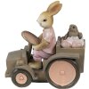 Clayre & Eef 6PR3554 Dekorativní králík traktor pták 13x7x12 cm Polyresin