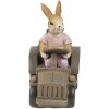 Clayre & Eef 6PR3554 Dekorativní králík traktor pták 13x7x12 cm Polyresin