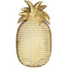 Clayre & Eef 6PR4774 Dekorativní mísa Ananas zlatá 40x22x4 cm Polyresin