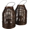 Clayre & Eef 6RO0581M Lucerna hnědá Ø 22x32 cm