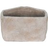 Clayre & Eef 6TE0389L Květináč do interiéru Mouth Grey 26x16x16 cm