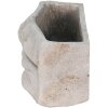 Clayre & Eef 6TE0389S Květináč do interiéru Ústa šedá 21x13x14 cm