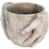 Clayre & Eef 6TE0391L Květináč do interiéru béžový 25x18x17 cm
