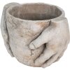 Clayre & Eef 6TE0391S Květináč do interiéru béžový 21x16x15 cm