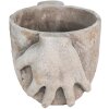 Clayre & Eef 6TE0391S Květináč do interiéru béžový 21x16x15 cm