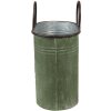 Clayre & Eef 6Y4773 Květináč do interiéru zelený, hnědý 36x18x25 - 30x15x23 cm