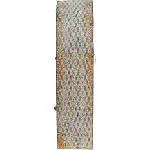 Clayre & Eef 6Y4998 Nástěnná poštovní schránka šedá 25x10x40 cm