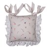 Clayre & Eef HBU25 Povlak na polštářek Sedací polštářek růžový, béžový 40x40 cm