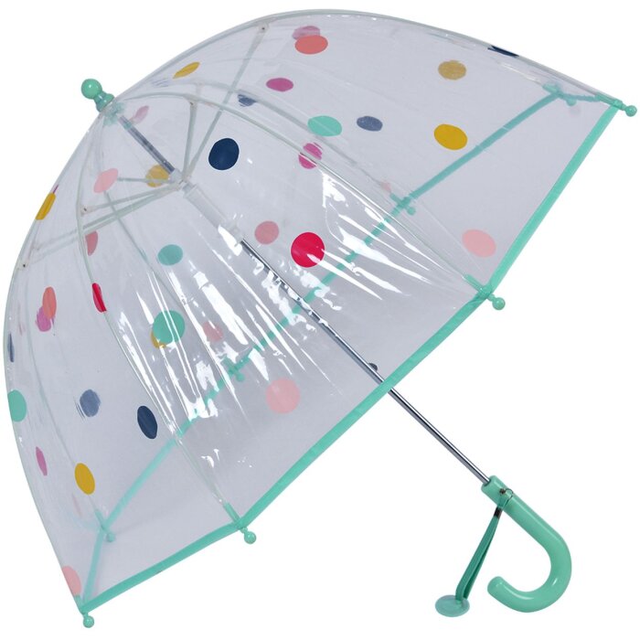 Clayre & Eef JZCUM0009GR Dětský deštník zelený Ø 50 cm