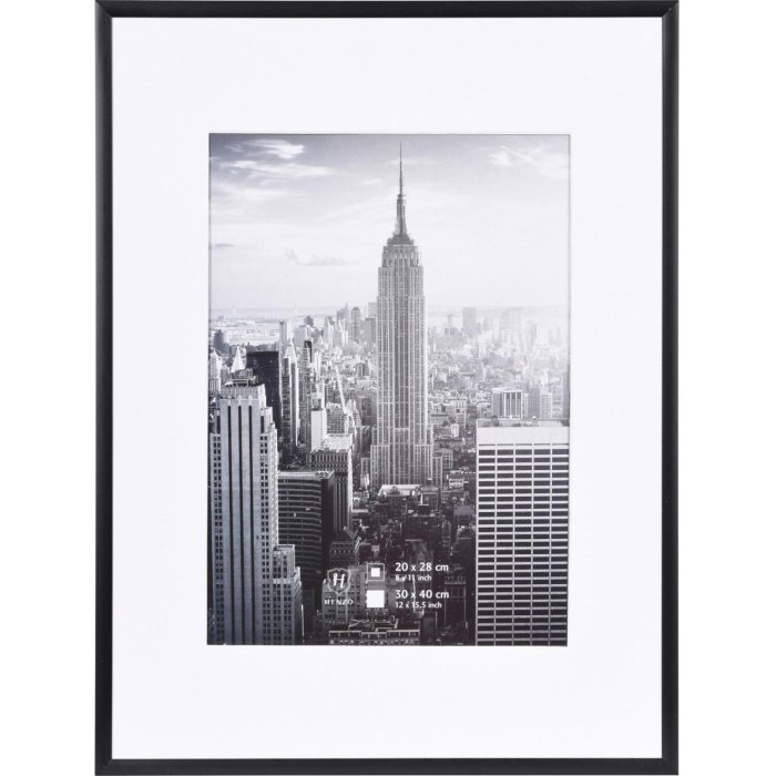 Henzo hliníkový rám Manhattan 30x40 cm černý