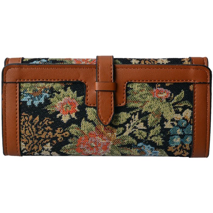 Clayre & Eef JZWA0134 Peněženka černá 19x10 cm