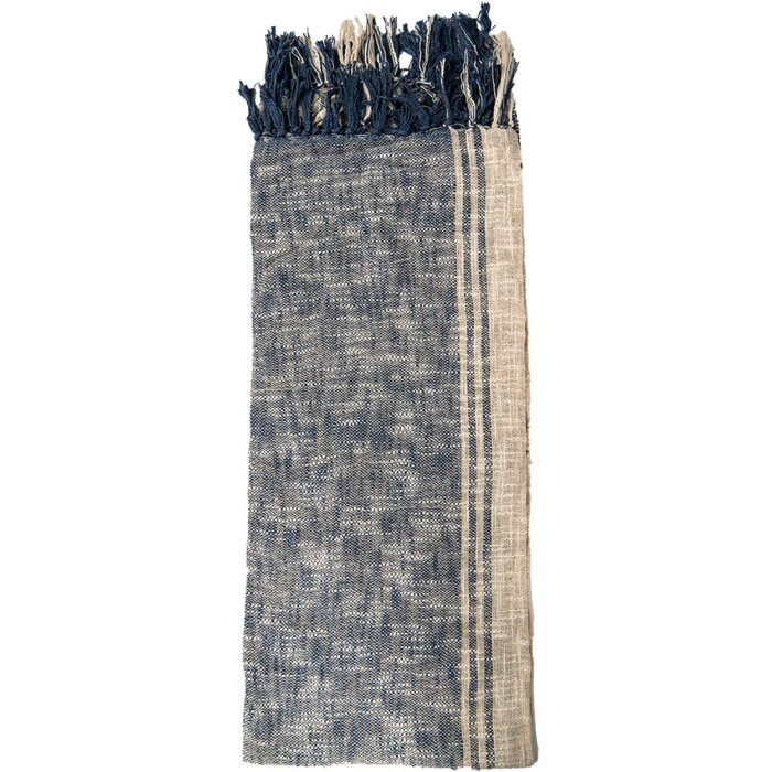 Clayre & Eef KT060.131 Kostkovaná modrá, hnědá 125x150 cm