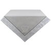 Clayre & Eef LYH15 Ubrus Square Grey 150x150 cm