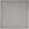 Clayre & Eef LYH15 Ubrus Square Grey 150x150 cm