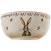 Clayre & Eef REBBO Polévková mísa béžová, hnědá Ø 14x7 cm / 0,5 l