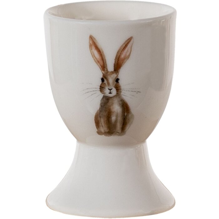 Clayre & Eef REBEI Eggcup béžová, hnědá