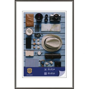 Plastový rám Napoli 40x60 cm ocel