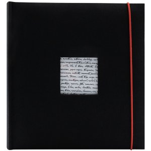 Panodia fotoalbum Linea černé 30x30 cm 60 bílých stran