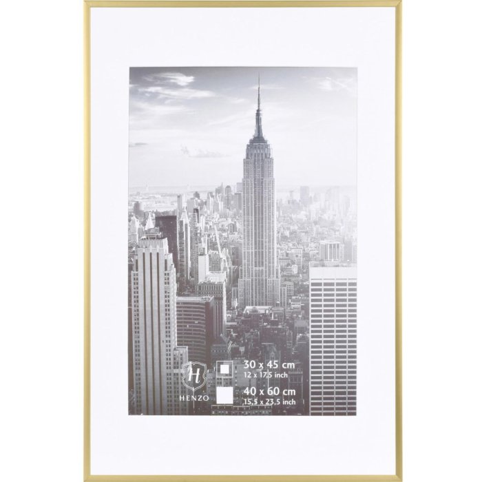 Manhattan rám 40x60 cm zlatý hliníkový rám