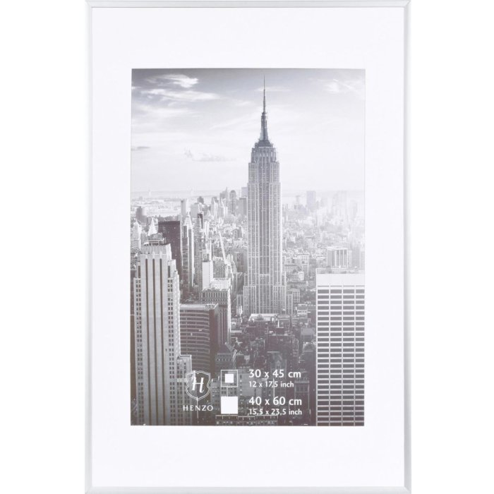 Manhattan obrazový rám 40x60 cm stříbrný hliník