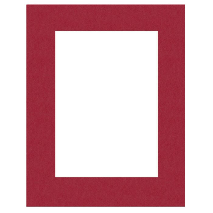 HNFD Passepartout na míru - Rosso Cardinale (tmavě červená)