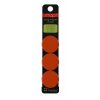 Magnety SNAP COLOR 3 cm v oranžové barvě 3 kusy