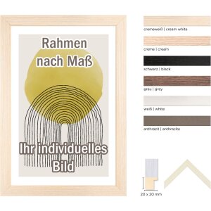 Dřevěný rám Walther Malaga 2 typy skel a speciální formáty