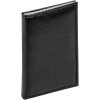 Kožené pouzdro na šekové karty Walther 9,8x6,7 cm černé