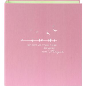 Složka Goldbuch A4 cheeky & free dusky pink wings 28,5x32x8 cm