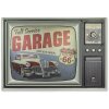 ZEP nástěnná dekorace TELE 48x34x4 cm TV garáž