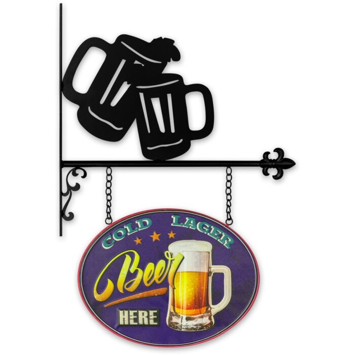 ZEP nástěnná dekorace COLD BEER 43x2x65 cm