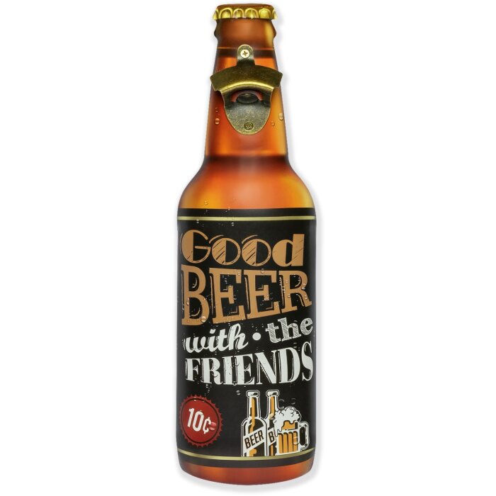 Nástěnná dekorace ZEP STOUT 12x45x5 cm otvírák na lahve XL