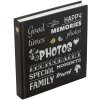 Henzo Jumbo fotoalbum Wording černé 30x30 cm 100 bílých stran