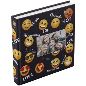 Henzo Jumbo fotoalbum Black Emoji 30x30 cm 100...