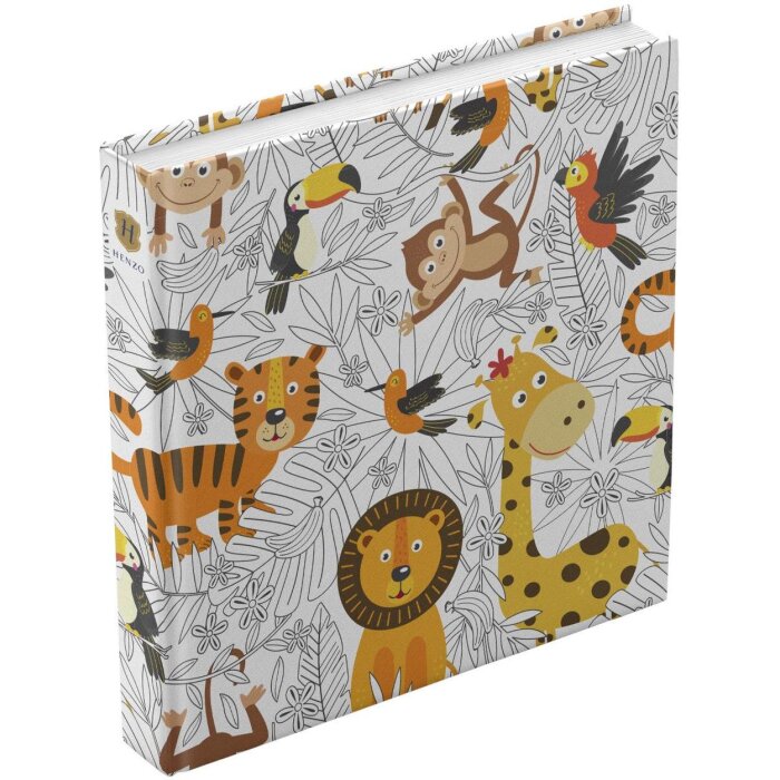 Henzo Jumbo fotoalbum Tiger Monkey 30x30 cm 100 bílých stran