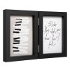 Henzo dřevěný dvojitý rám Piano 2 fotografie 10x15 cm černá