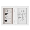 Henzo dřevěný dvojitý rám Piano 2 fotografie 13x18 cm bílý