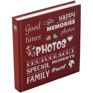 Henzo Jumbo fotoalbum Wording 30x30 cm 100 bílých stran