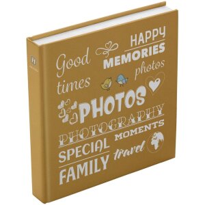 Henzo Jumbo fotoalbum Wording 30x30 cm 100 bílých stran