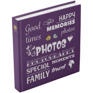 Henzo Jumbo fotoalbum Wording 30x30 cm 100 bílých stran
