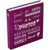 Henzo Jumbo fotoalbum Wording 30x30 cm 100 bílých stran