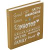 Henzo Jumbo fotoalbum Wording 30x30 cm 100 bílých stran