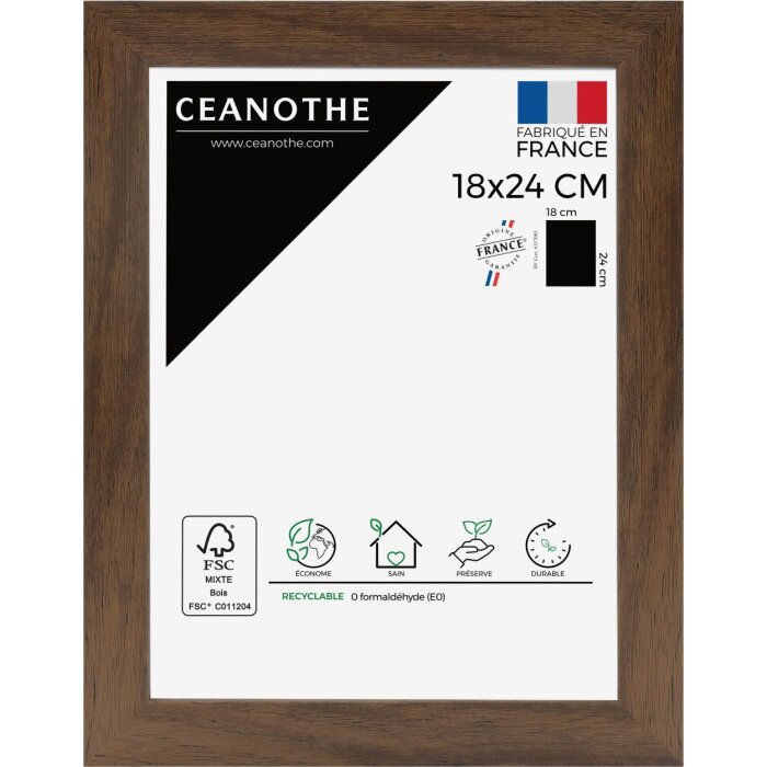 Ceanothe obrazový rám Eternel 18x24 cm hnědý