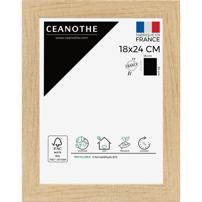 Ceanothe rám na obraz Eternel 13x18 cm přírodní
