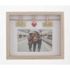 Dřevěný fotorámeček Hama Best Friends 10x15 cm dubový
